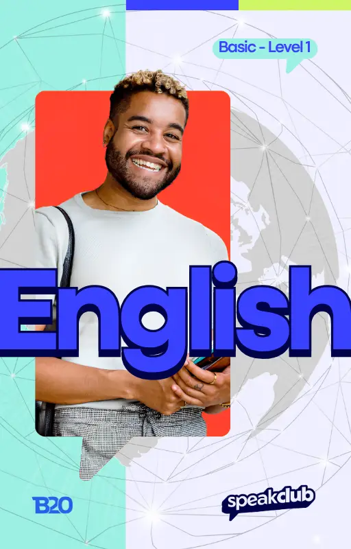 Capa do material didático SpeakClub English Basic